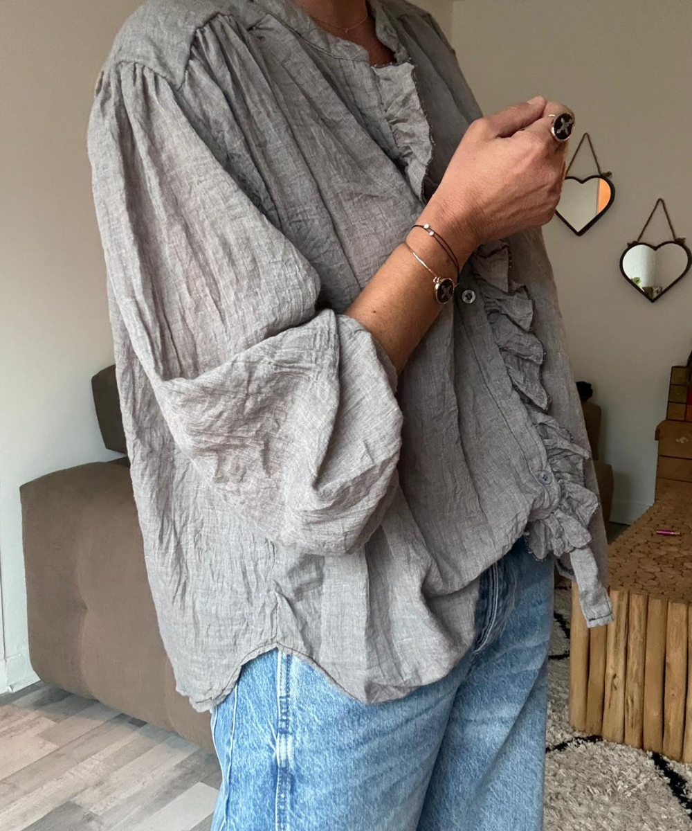 BLOUSE À FROUFROUS ÉLISE