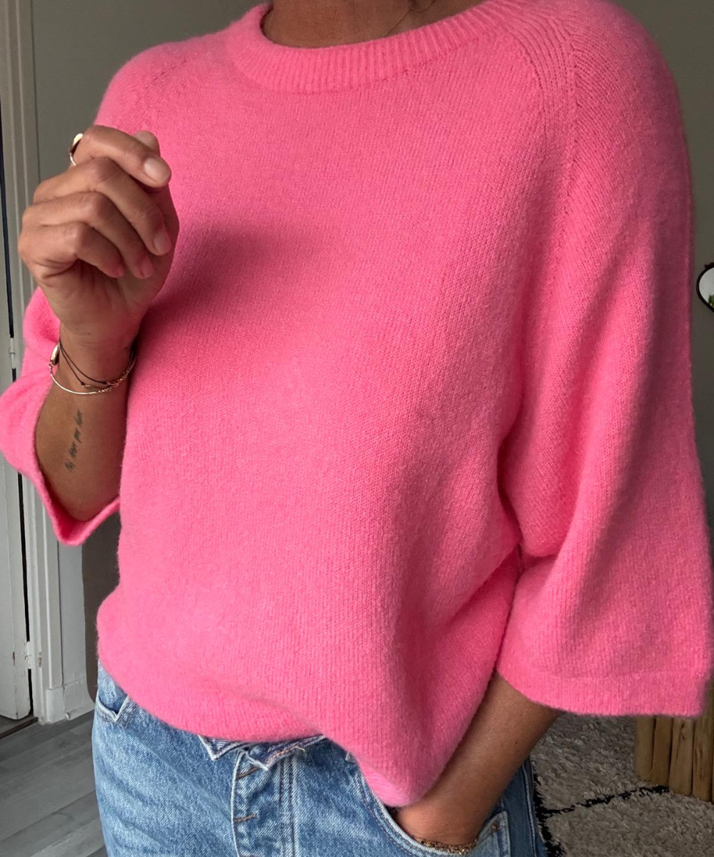 PULL EN MAILLE MANCHES 3/4 BLOOM