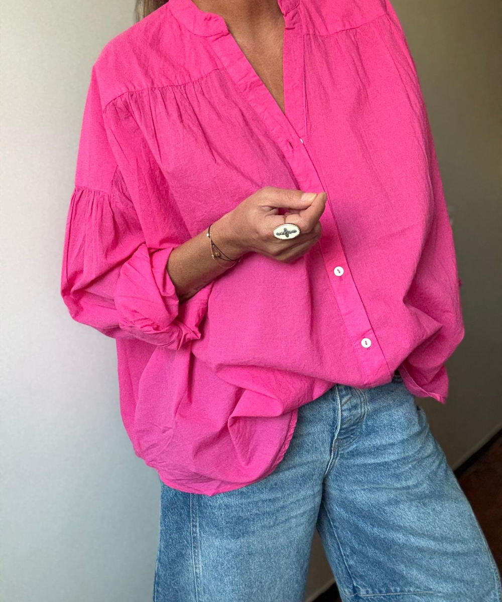 CHEMISE AMPLE EN 100% COTON ANNA