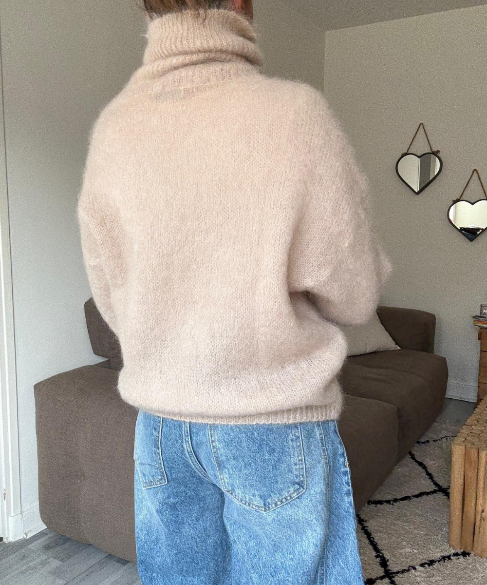 PULL COL ROULÉ EN MOHAIR NOÉMIE