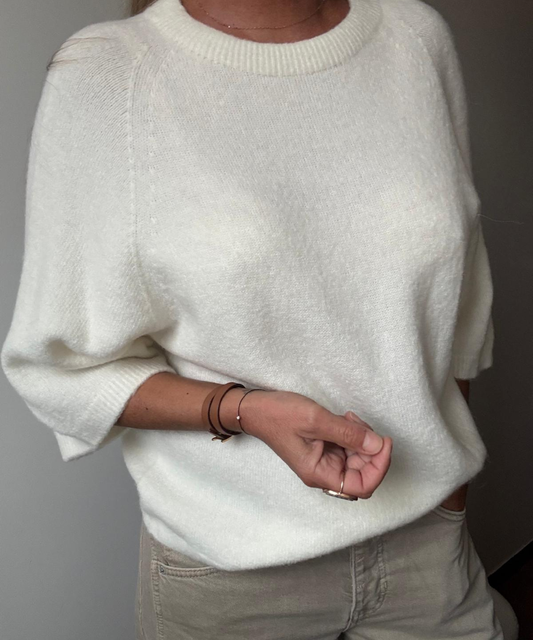 PULL À MANCHES 3/4 EN ALPAGA EVE