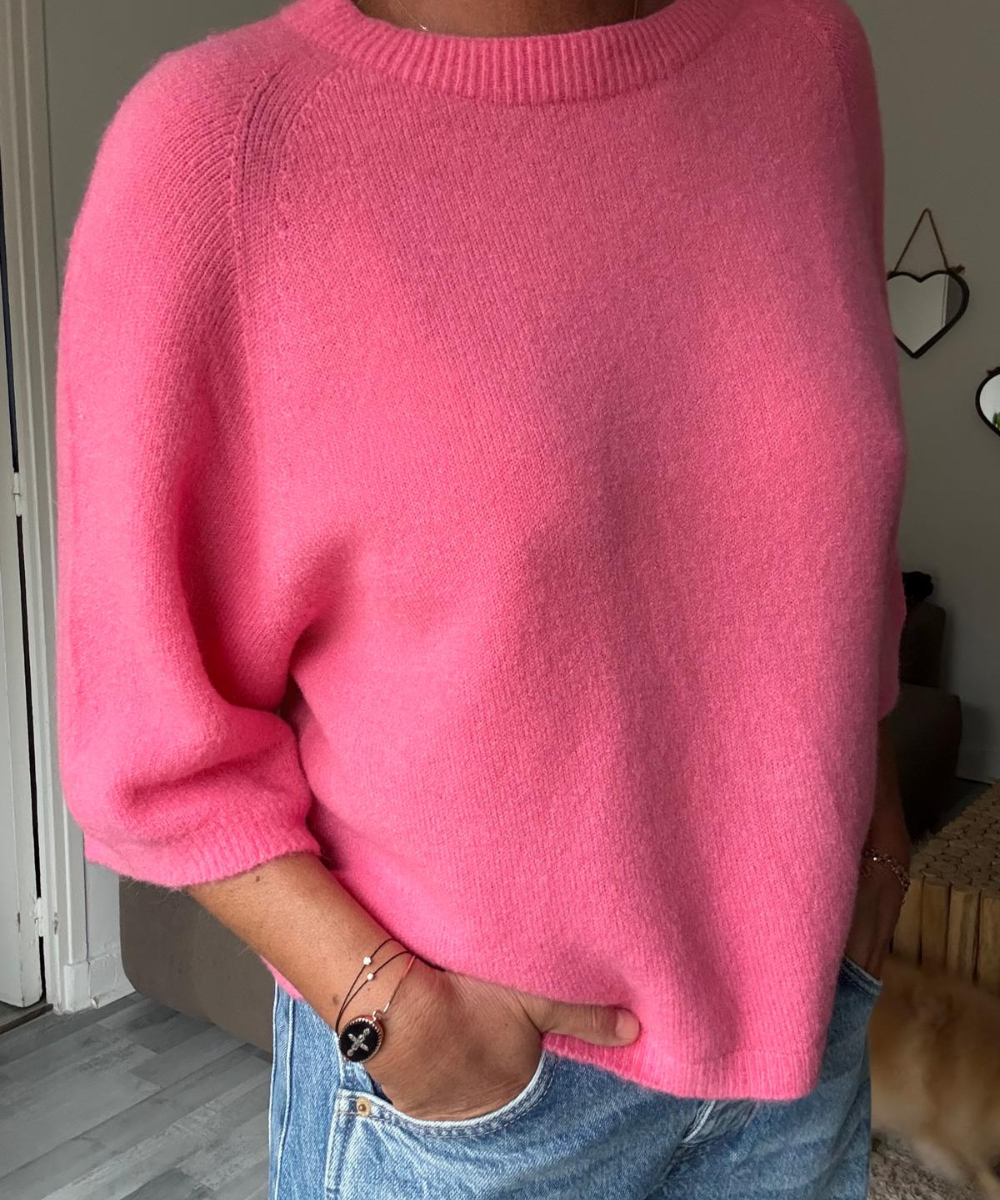 PULL EN MAILLE MANCHES 3/4 BLOOM