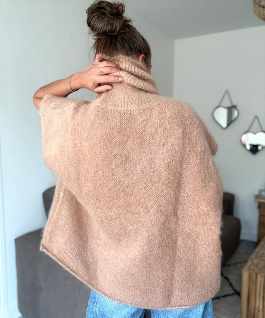 PULL COL ROULÉ SANS MANCHES PAULINE