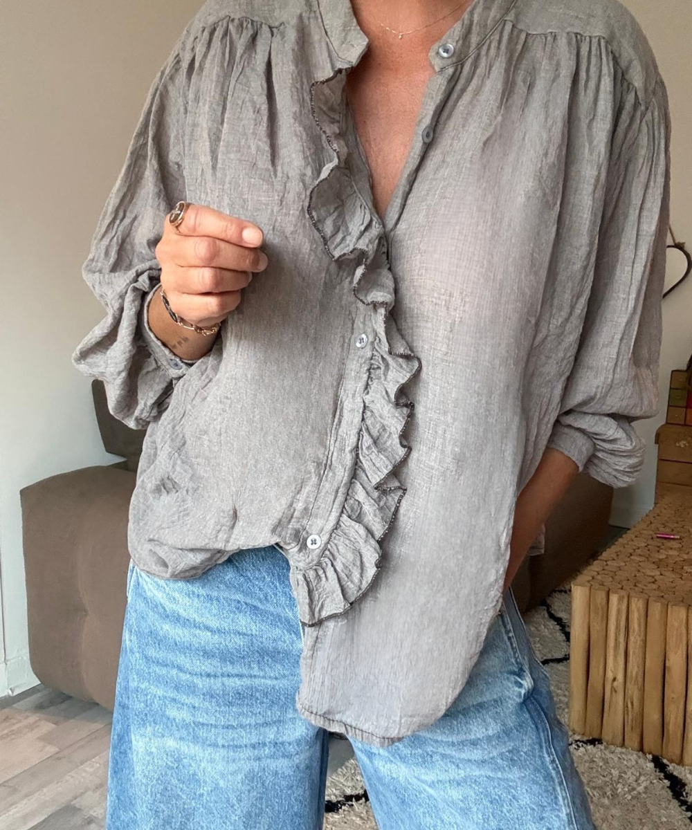 BLOUSE À FROUFROUS ÉLISE
