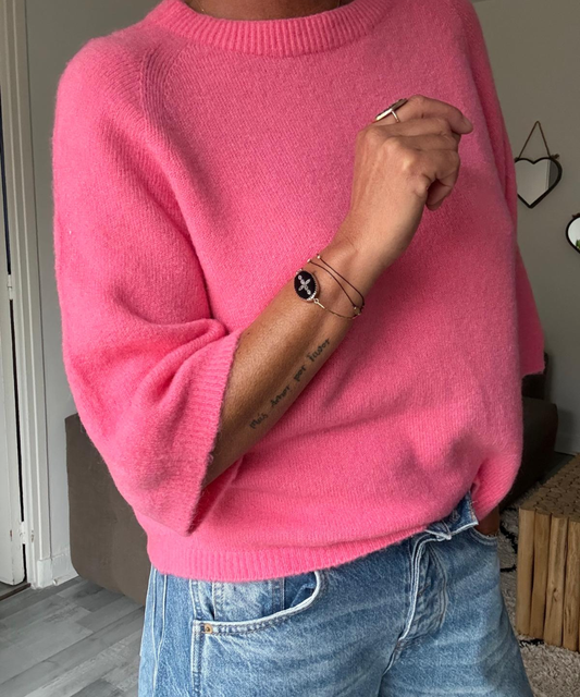 PULL EN MAILLE MANCHES 3/4 BLOOM