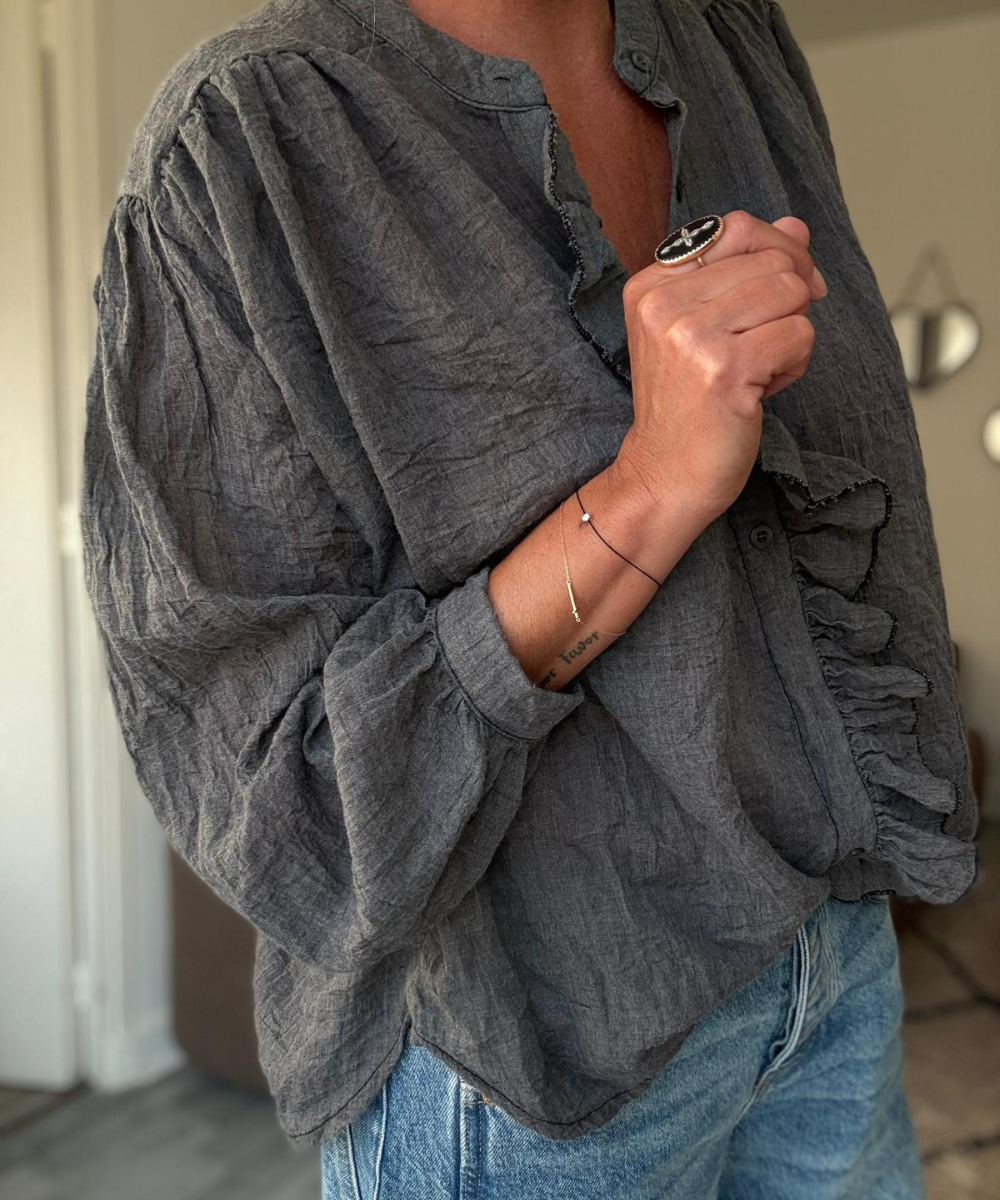 BLOUSE À FROUFROUS LAURY