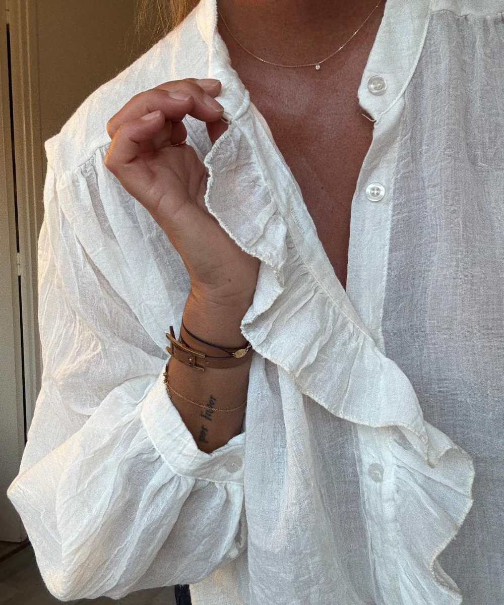 BLOUSE À FROUFROUS JEANNE
